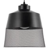 Beliani Lampe Suspension Noir 20