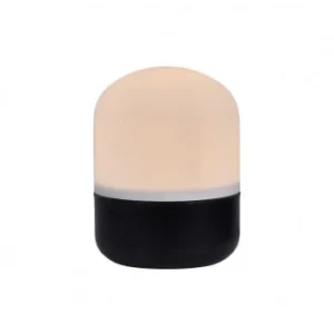 C-Création Lampe Tactile En Verre Opaque Et Métal Argent 18