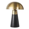 Maisons Du Monde Lampe Vintage En Métal Recyclé Doré Et Noir 22
