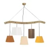 TOSEL Lustre Bois Bois Rustic Et Crème 17