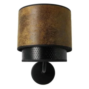 METROPOLIGHT – Applique Murale Simili Cuir Pvc Métal Diamètre 26cm Mar 9