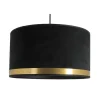 METROPOLIGHT – Suspension Cylindre Velours Diamètre 39cm Noir 8