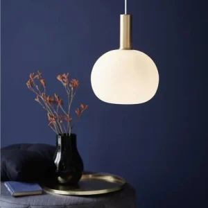 NORDLUX – Suspension Métal Verre Diamètre 25cm Blanc 18