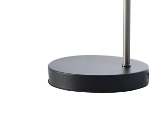 Dyberg Larsen Ocean – Lampe De Table En Métal Noir Mat, H 43 Cm D 11 Cm 12