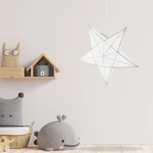 PETIT PAN – Suspension En Bambou Et Soie L45cm Blanc 9