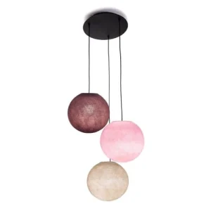 La Case De Cousin Paul Plafonnier 3 Noir, Globes S ‘Rose’ 9