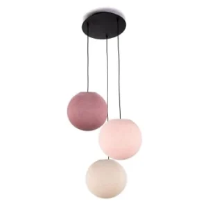 La Case De Cousin Paul Plafonnier 3 Noir, Globes S ‘Rose’ 15