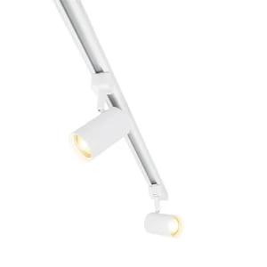 QAZQA Plafonnier En Aluminium Blanc 9