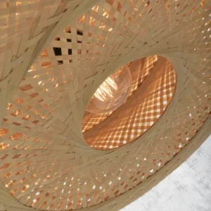 Good & Mojo Plafonnier En Bambou Naturel D60 11
