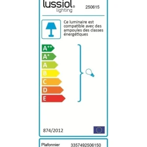 Lussiol Lighting Plafonnier En Métal Cuivre D. 34 Cm 9