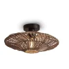 Good & Mojo Plafonnier En Rotin Naturel, H. 12cm 20