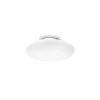 Millumine Plafonnier En Verre Soufflé Blanc 14