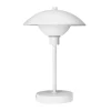 Dyberg Larsen Roma – Lampe De Table En Métal Blanc, H 30 Cm D 20 Cm 20