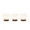 Atelier Pierre Set De 3 Lampes Dentelles 9cm Pvc Terracotta 17