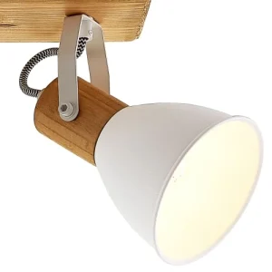 Keria Spot De Plafond (réglette/plafonnier) En Bois Blanc 10