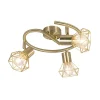 QAZQA Spot Plafond En Acier Doré/laiton 20