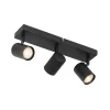 QAZQA Spot Plafond En Acier Noir 11