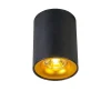QAZQA Spot Plafond En Acier Noir 14