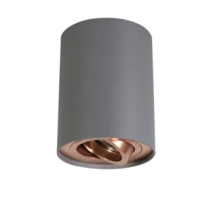 QAZQA Spot Plafond En Aluminium Gris 10