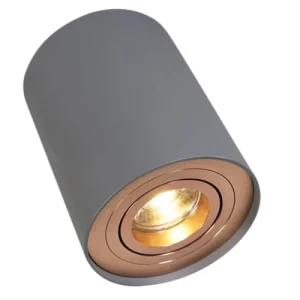 QAZQA Spot Plafond En Aluminium Gris 16