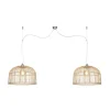 Good & Mojo Suspension 2 Lumières Bambou D52cm 20