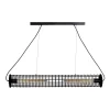 C-Création Suspension 2 Lumières En Métal Noir 14