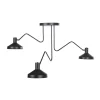 Maisons Du Monde Suspension 3 Abat-jour En Métal Noir 20