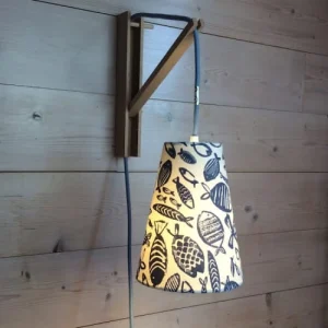 Ambiances & Toiles Suspension Baladeuse Poissons Graphiques/cordon Textile Océan, H 19cm 9