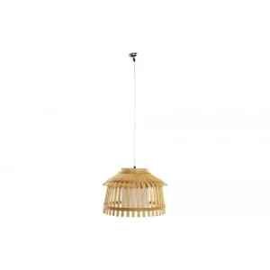 Wadiga Suspension Bambou Et Polyester 43x43x29cm 11