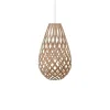 MOAROOM Suspension Bambou Naturel H 75cm 8