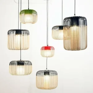 Forestier Suspension Bambou Vert D35cm H23cm 11