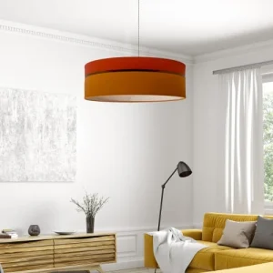 Abat-jours Suspension Bicolore Orange Ø 65 X H 25 6
