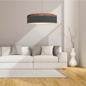 Abat-jours Suspension Boobby Slim Gris Souris Ø 65 X H 20 9