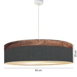 Abat-jours Suspension Boobby Slim Gris Souris Ø 65 X H 20 11