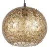 Maisons Du Monde Suspension Boule En Métal Doré à Motifs 20