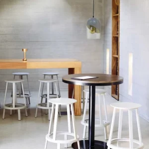 C-Création Suspension Cloche En Verre Peint Gris 10