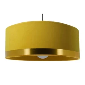 Metropolight Suspension Cylindre Velours D58cm 11