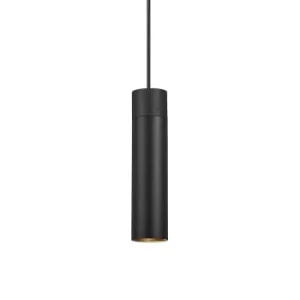 Nordlux Suspension Cylindrique Allongée En Métal Noir Et Bois 16
