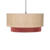 Kauze Luminaires Suspension Déco En Raphia Et Coton Ø 35cm 20