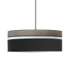 Kauze Luminaires Suspension Déco Noir Et Gris Ø 45 11