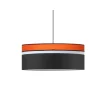 Kauze Luminaires Suspension Déco Noir Et Orange Ø 60 20