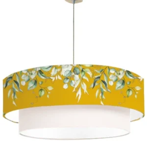 Abat-jours Suspension Double Branche Rose Poudré Ø 65 X H 30 13