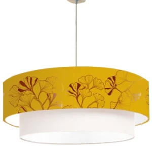 Abat-jours Suspension Double Iris Rose Poudré Ø 65 X H 30 15
