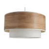 Metropolight Suspension Effet Bois D38cm 20