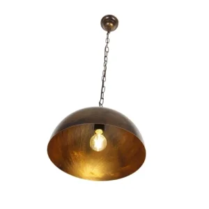 QAZQA Suspension En Acier Brun Rouille 10