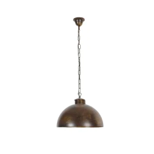 QAZQA Suspension En Acier Brun Rouille 14