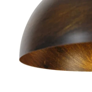 QAZQA Suspension En Acier Brun Rouille 18