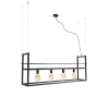 QAZQA Suspension En Acier Noir 13