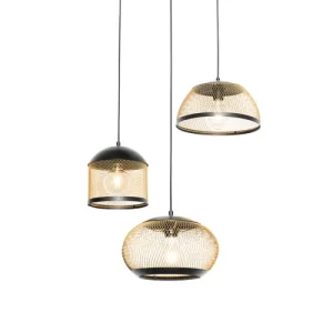 QAZQA Suspension En Acier Noir 14