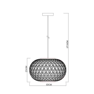 Keria Suspension En Bamboo Naturel 14
